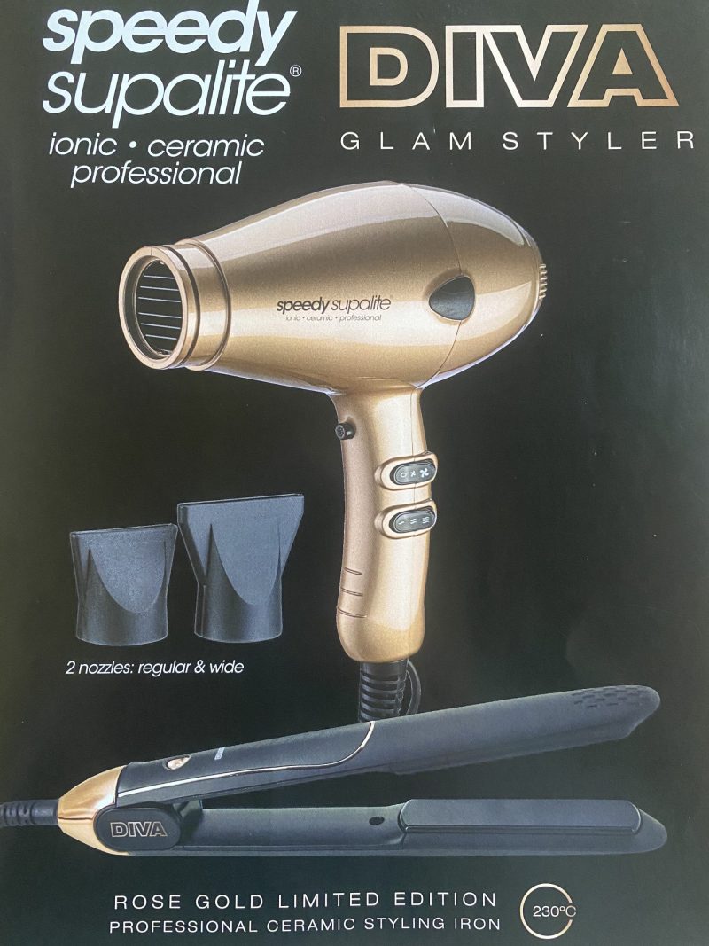 Diva Glam Styler & Speedy Supalite Hair Dryer Packs