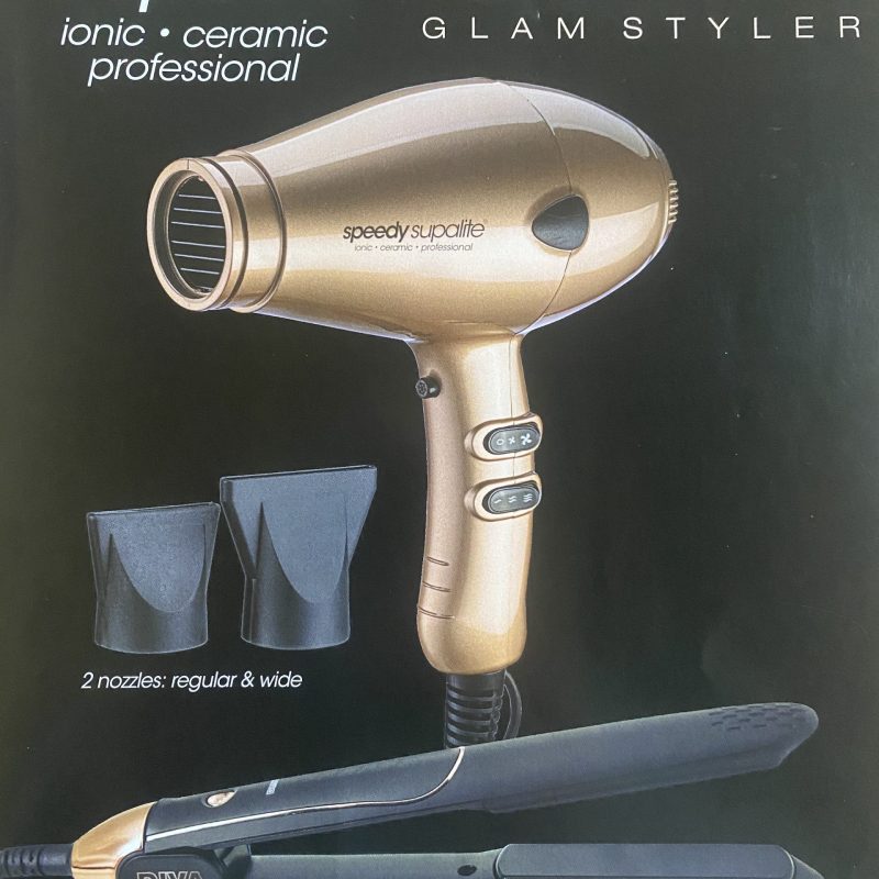 Diva Glam Styler & Speedy Supalite Hair Dryer Packs